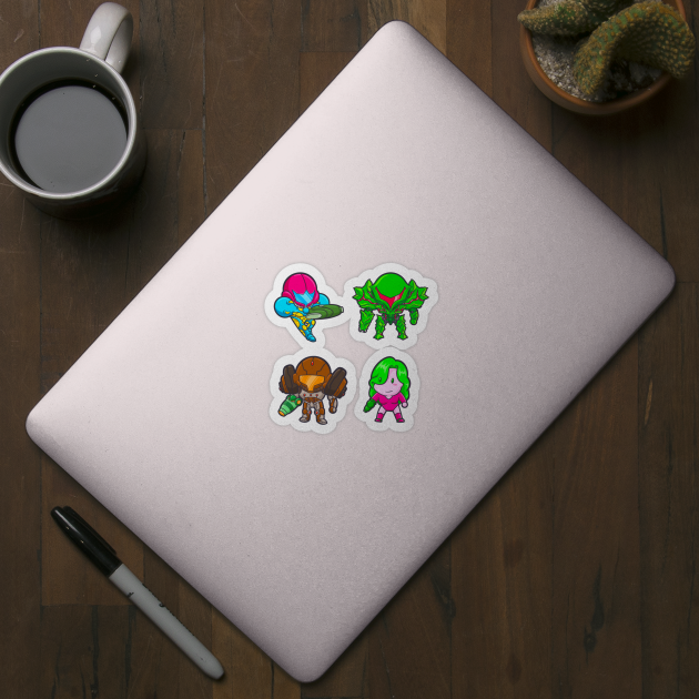 Chibi Metroid (Pack 5) by DrawingsFromHell